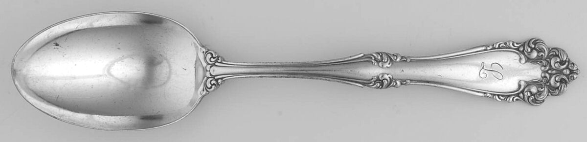Imperial (Silverplate, 1904) Monogram Tablespoon (Serving Spoon) by International Silver-1