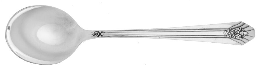 Imperial (Silverplate, 1939) Large Chocolate Spoon by International Silver-1