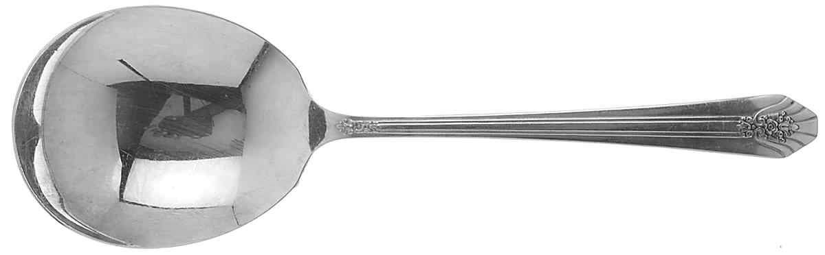 Imperial (Silverplate, 1939) Solid Smooth Casserole Spoon by International Silver-1