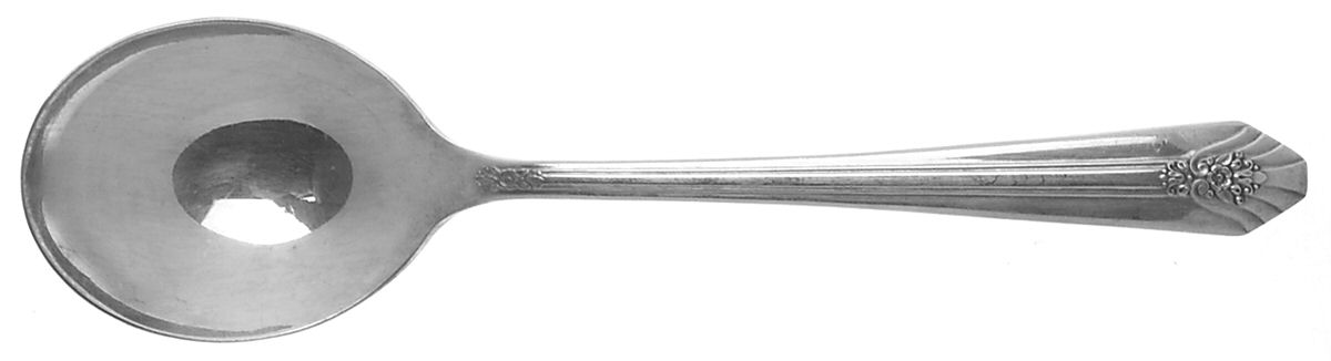 Imperial (Silverplate, 1939) Round Bowl Soup Spoon (Gumbo) by International Silver-1