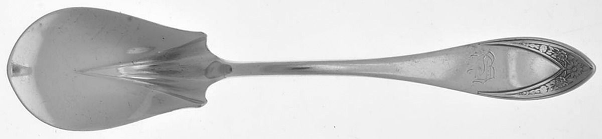 Imperial (Silverplate, 1877) Monogram Sugar Spoon by International Silver-1