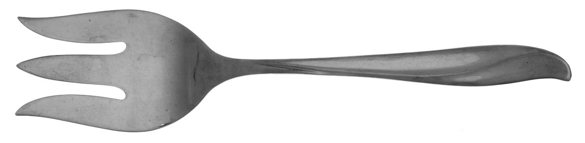 Impression (Stainless) Medium Solid Cold Meat Serving Fork by International Silver-1