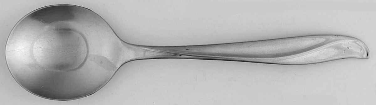 Impression (Stainless) Round Bowl Soup Spoon (Gumbo) by International Silver-1