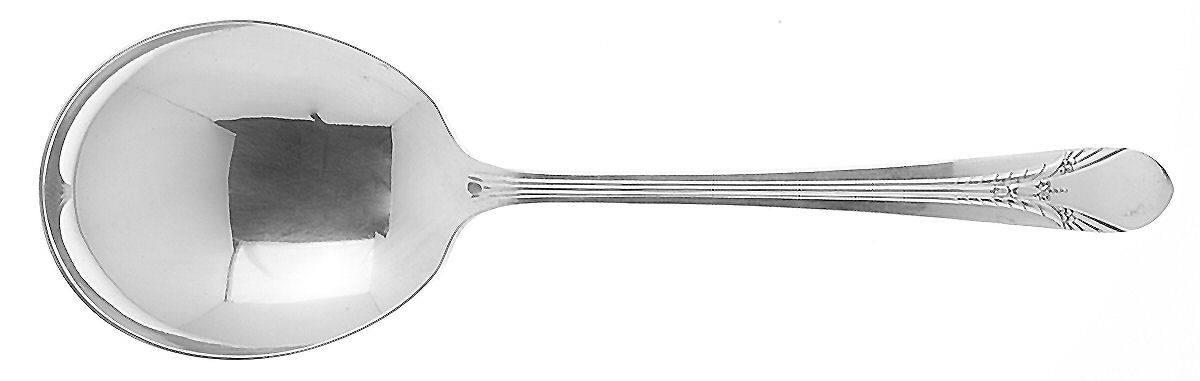 Inheritance (Silverplate) Solid Smooth Casserole Spoon by International Silver-1