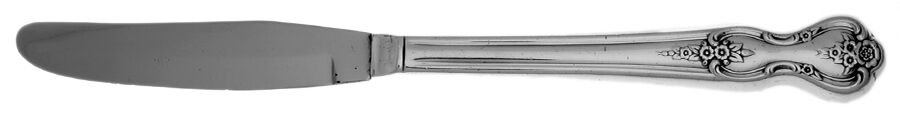 Inspiration-Magnolia (Silverplate-1951) Pinch Handle Modern Hollow Grille Knife by International Silver-1
