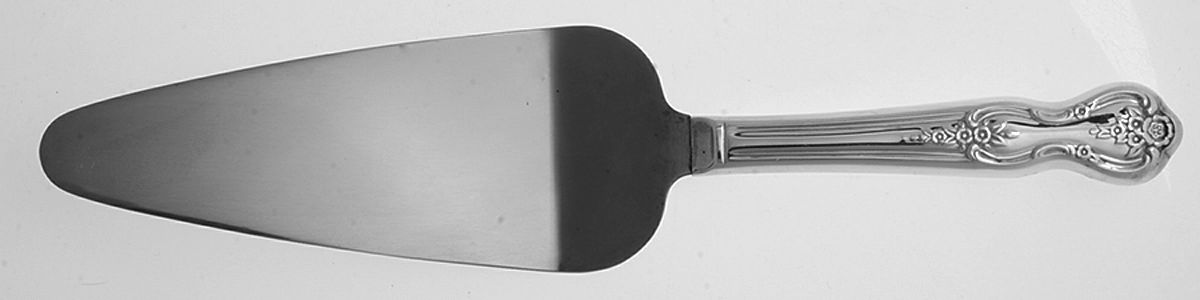 Inspiration-Magnolia (Silverplate-1951) Pie Server with Stainless Blade by International Silver-1