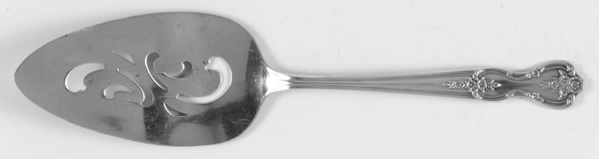 Inspiration-Magnolia (Silverplate-1951) Solid Pierced Pie Server by International Silver-1