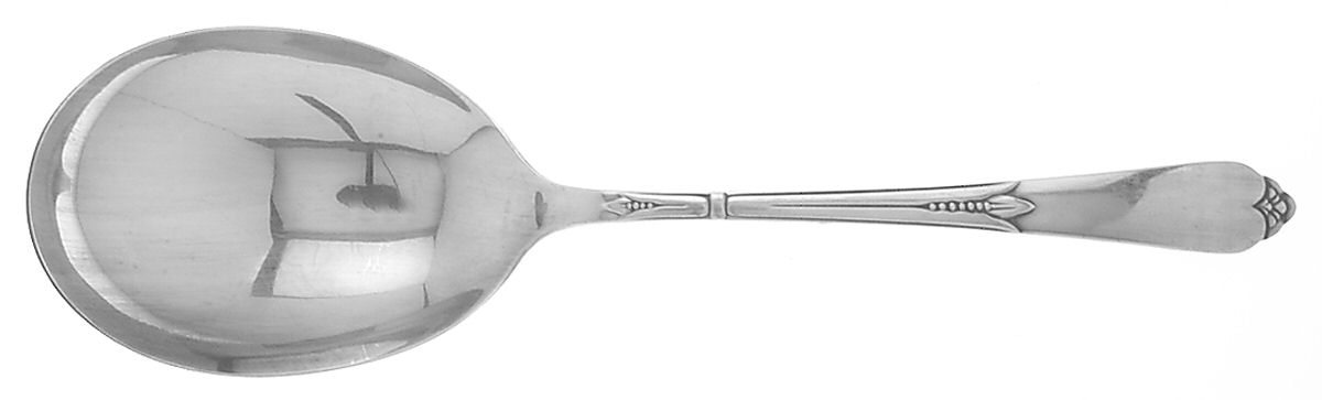 Inspiration (Silverplate-1933) Solid Smooth Casserole Spoon by International Silver-1