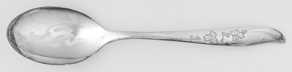 INS120 (SILVERPLATE) Pierced Tablespoon (Serving Spoon) by International Silver-1