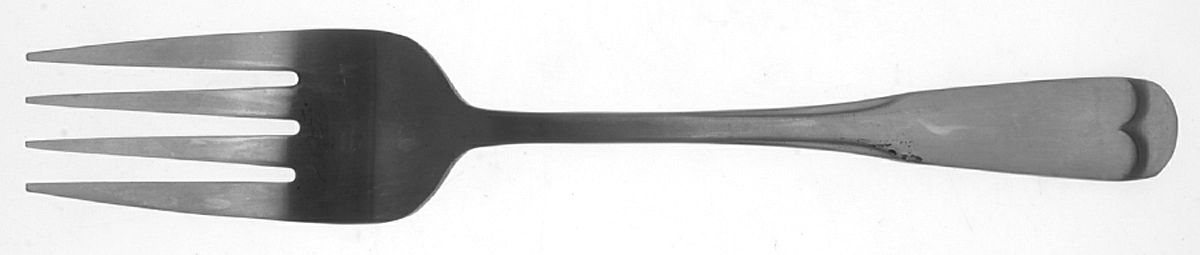 INS148 (STAINLESS) Large Solid Cold Meat Serving Fork by International Silver-1