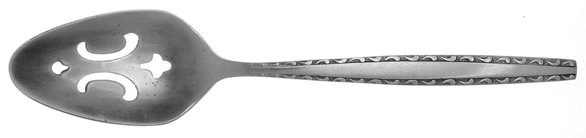 INS174 (STAINLESS) Pierced Tablespoon (Serving Spoon) by International Silver-1