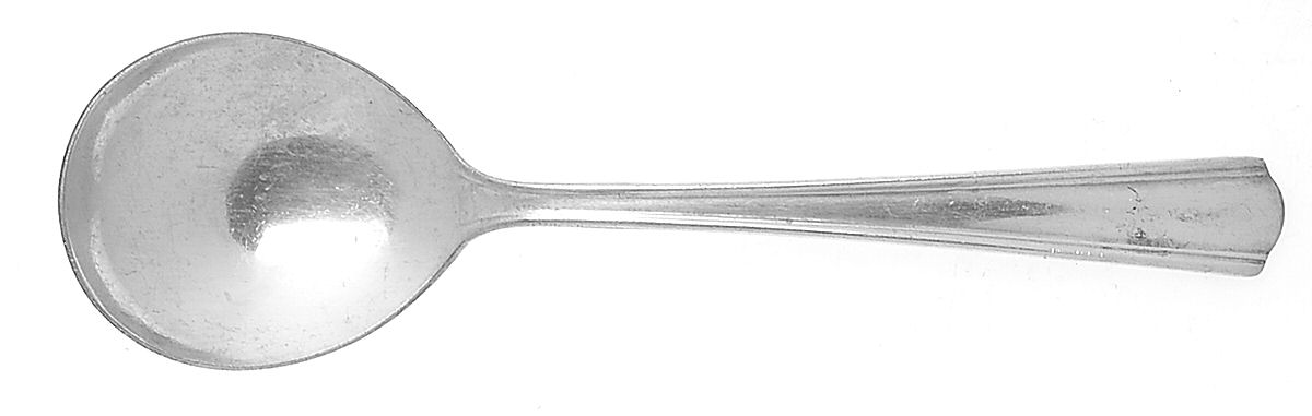 INS182 (SILVERPLATE) Round Bowl Soup Spoon (Cream Soup) by International Silver-1