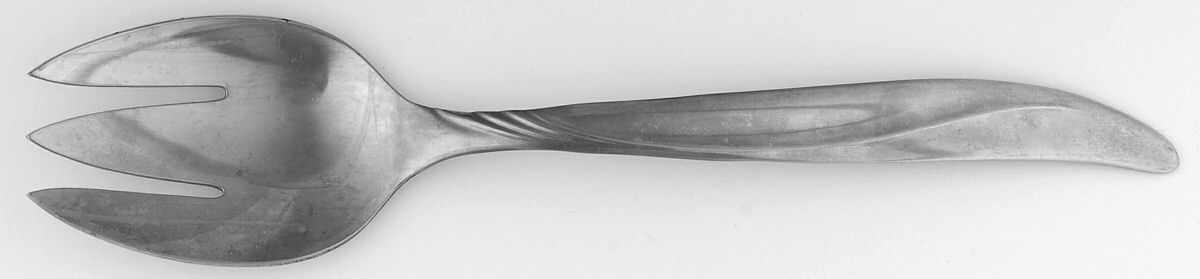 INS183 (STAINLESS) Small Solid Cold Meat Serving Fork by International Silver-1