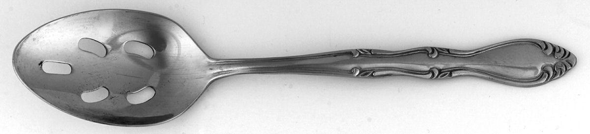 INS187 (STAINLESS) Pierced Tablespoon (Serving Spoon) by International Silver-1