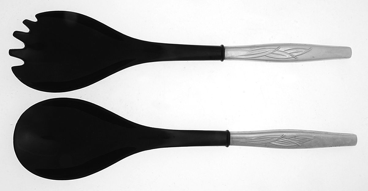INS208 (STAINLESS) Plastic Bowl 2-Piece Salad Set by International Silver-1