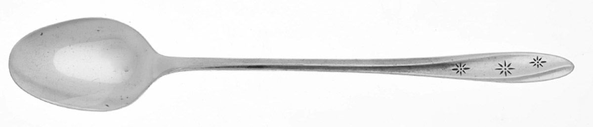 Americana Star (Silverplate) Iced Tea Spoon by International Silver-1