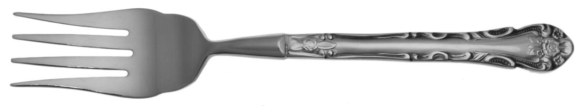 Abigail (Stainless) Cold Meat Fork Large, Stainless Tines HC by International Silver-1