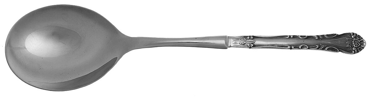 Abigail (Stainless) Casserole Spoon with Smooth Stainless Bowl HC by International Silver-1