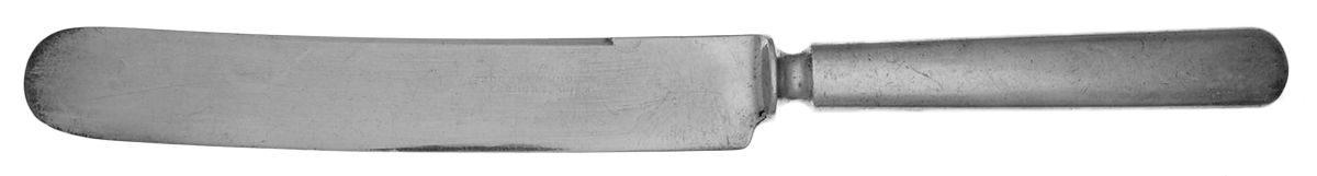 Plain Round (Silverplate) Old French Solid Knife by International Silver-1