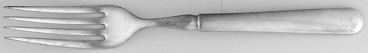 Plain Round (SILVERPLATE) Fork by International Silver-1