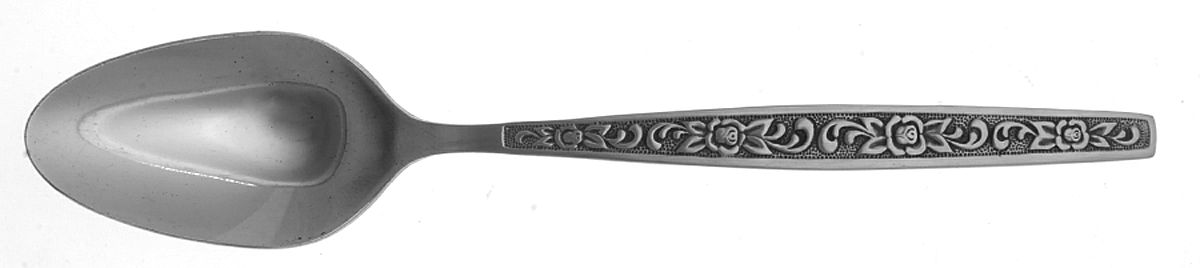Enchanted Rose (Stainless) Place/Oval Soup Spoon by International Silver-1