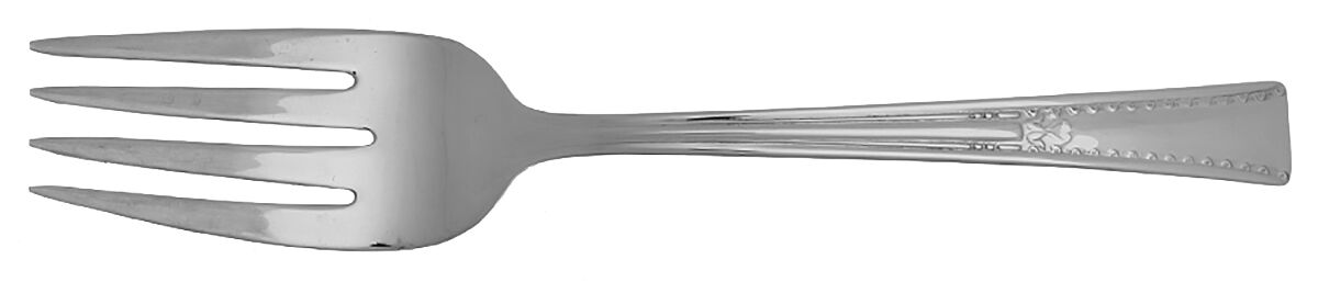 INS68 (STAINLESS) Medium Solid Cold Meat Serving Fork by International Silver-1