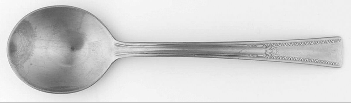 INS68 (STAINLESS) Round Bowl Soup Spoon (Gumbo) by International Silver-1