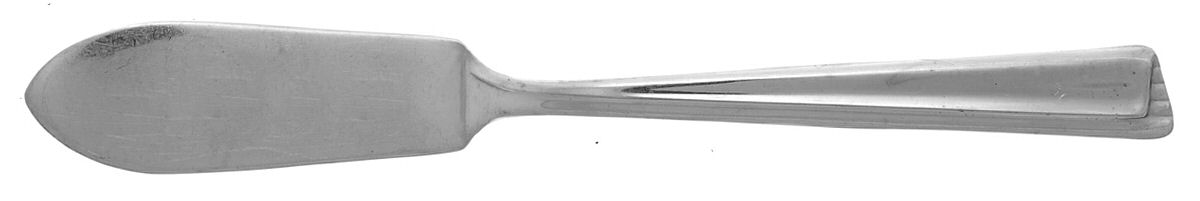 INS72 (STAINLESS) Flat Handle Master Butter Knife by International Silver-1