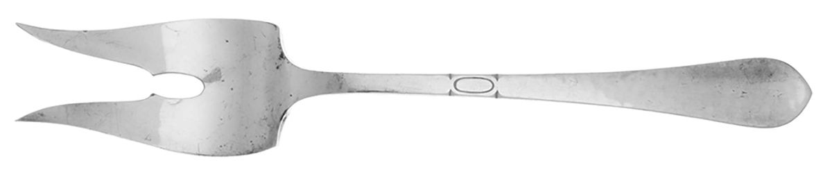 INS85 (SILVERPLATE) Vegetable Serving Fork (Solid) by International Silver-1