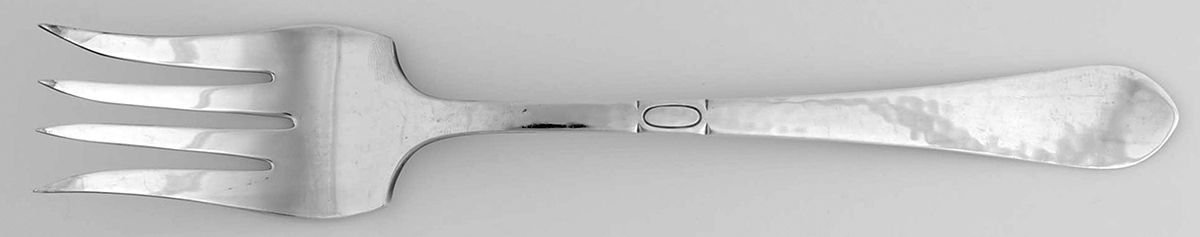 INS85 (SILVERPLATE) Solid Salad Serving Fork by International Silver-1