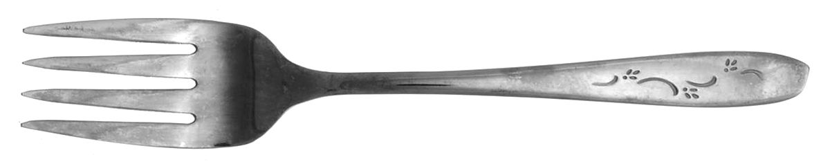 Mardi Gras (Stainless) Individual Salad Fork by International Silver-1