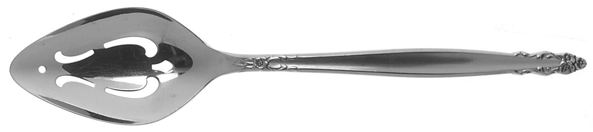 Inspiration (Stainless) Pierced Tablespoon (Serving Spoon) by International Silver-1