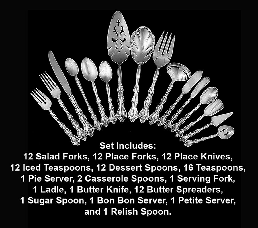 Interlude (Silverplate, 1971) 98 Piece Set by International Silver-1