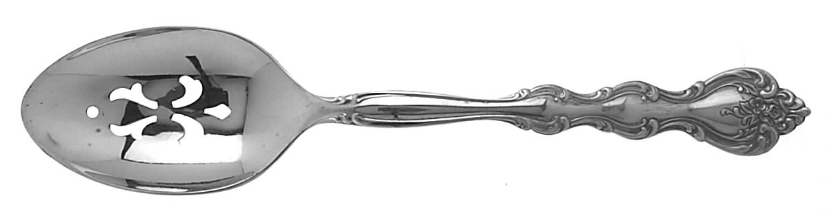 Interlude (Silverplate, 1971) Pierced Tablespoon (Serving Spoon) by International Silver-1