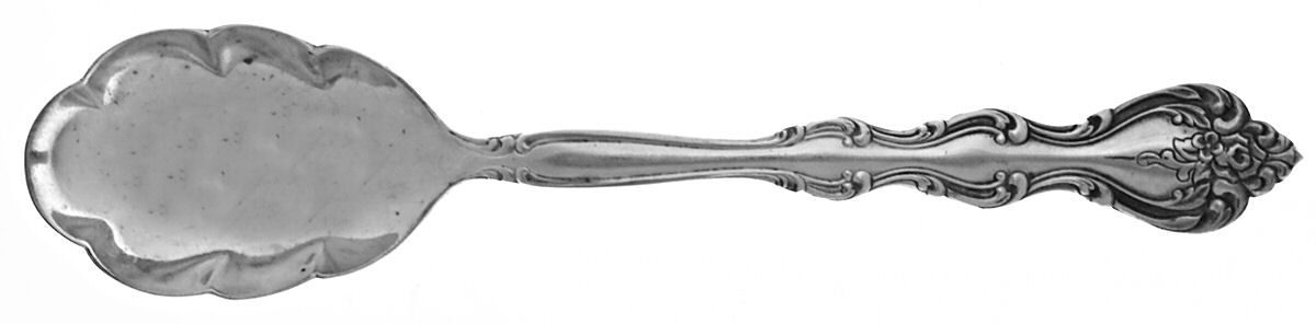 Interlude (Silverplate, 1971) Sugar Shell Spoon by International Silver-1
