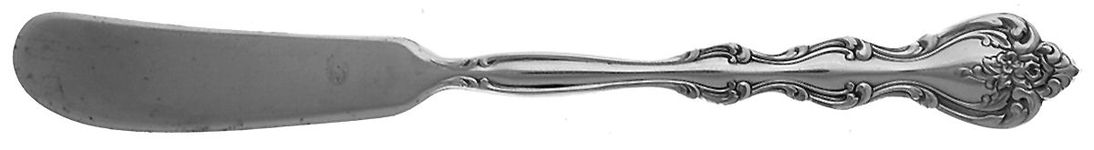 Interlude (Silverplate, 1971) Flat Handle Butter Spreader by International Silver-1