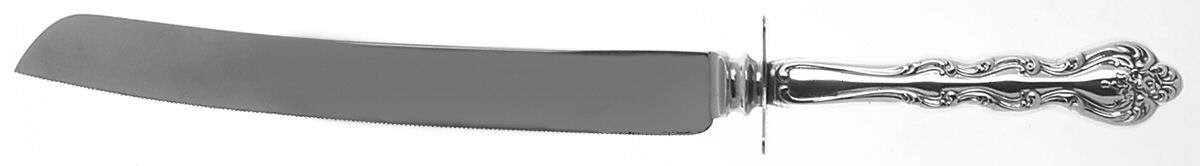 Interlude (Silverplate, 1971) Cake Slicer with Stainless Blade by International Silver-1