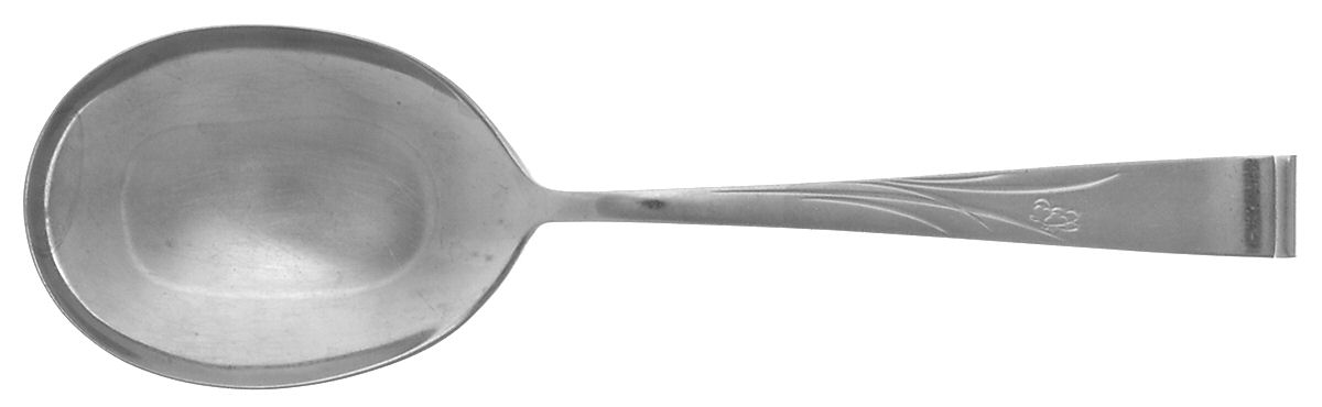 Interlude (Stainless) Solid Smooth Casserole Spoon by International Silver-1