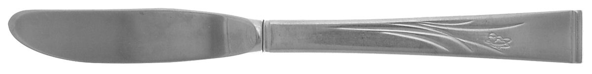 Interlude (Stainless) Modern Hollow Butter Spreader (Stainless) by International Silver-1