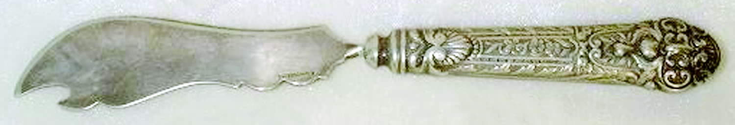 Ionic (Silverplate, 1890) Hollow Handle Master Butter Knife by International Silver-1