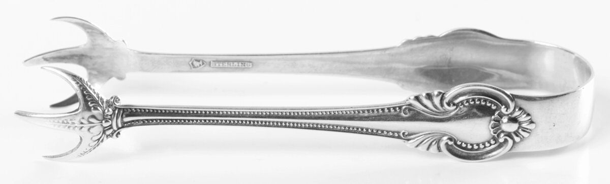 Irene (Sterling, 1902) Small Sugar Tongs by International Silver-1