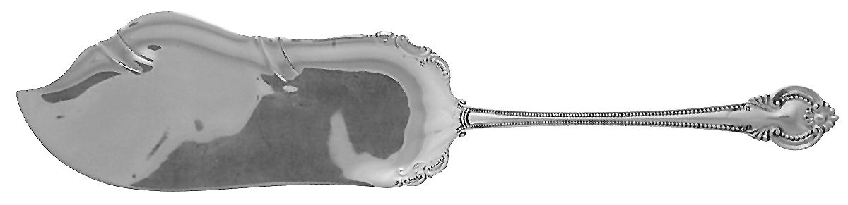 Irene (Sterling, 1902) Large Solid Fish Serving Knife by International Silver-1