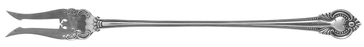 Irene (Sterling, 1902) Long Handle Olive Fork by International Silver-1