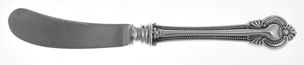Irene (Sterling, 1902) Hlw Hndl Butter Spreader (Slvpt Bld) by International Silver-1