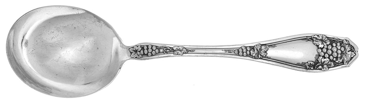 Isabella (Silverplate, 1913) Round Bowl Soup Spoon (Gumbo) by International Silver-1