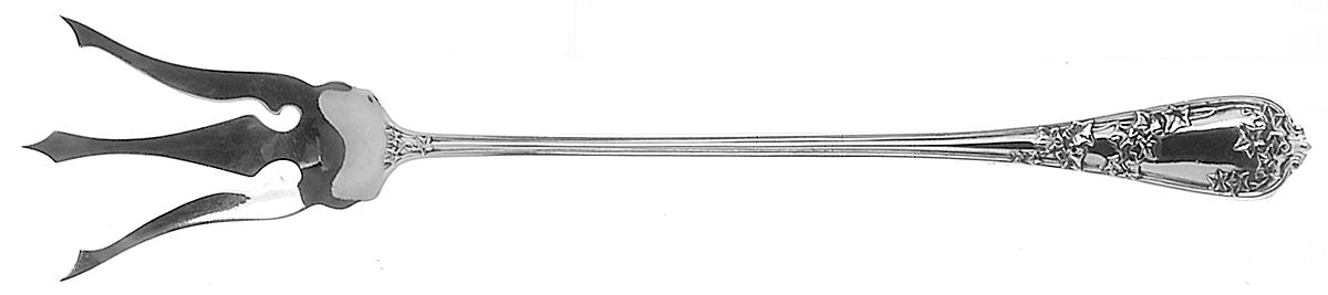 Ivy (Sterling, 1911) Large Lettuce Serving Fork by International Silver-1