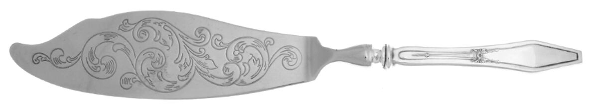 Jamestown (Silverplate, 1916) Fish Serving Knife with Stainless Blade HC by International Silver-1