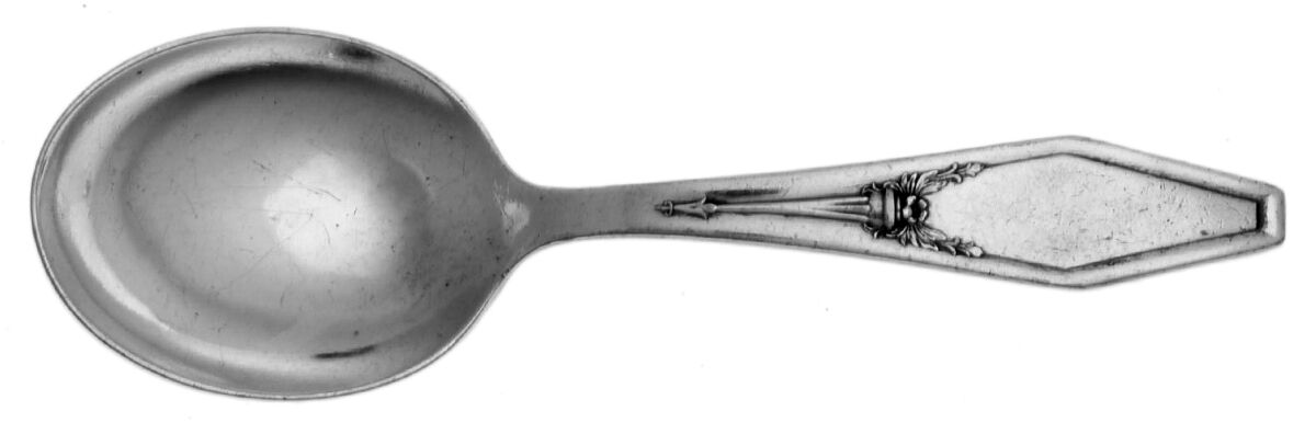 Jamestown (Silverplate, 1916) Straight Handle Baby Spoon by International Silver-1