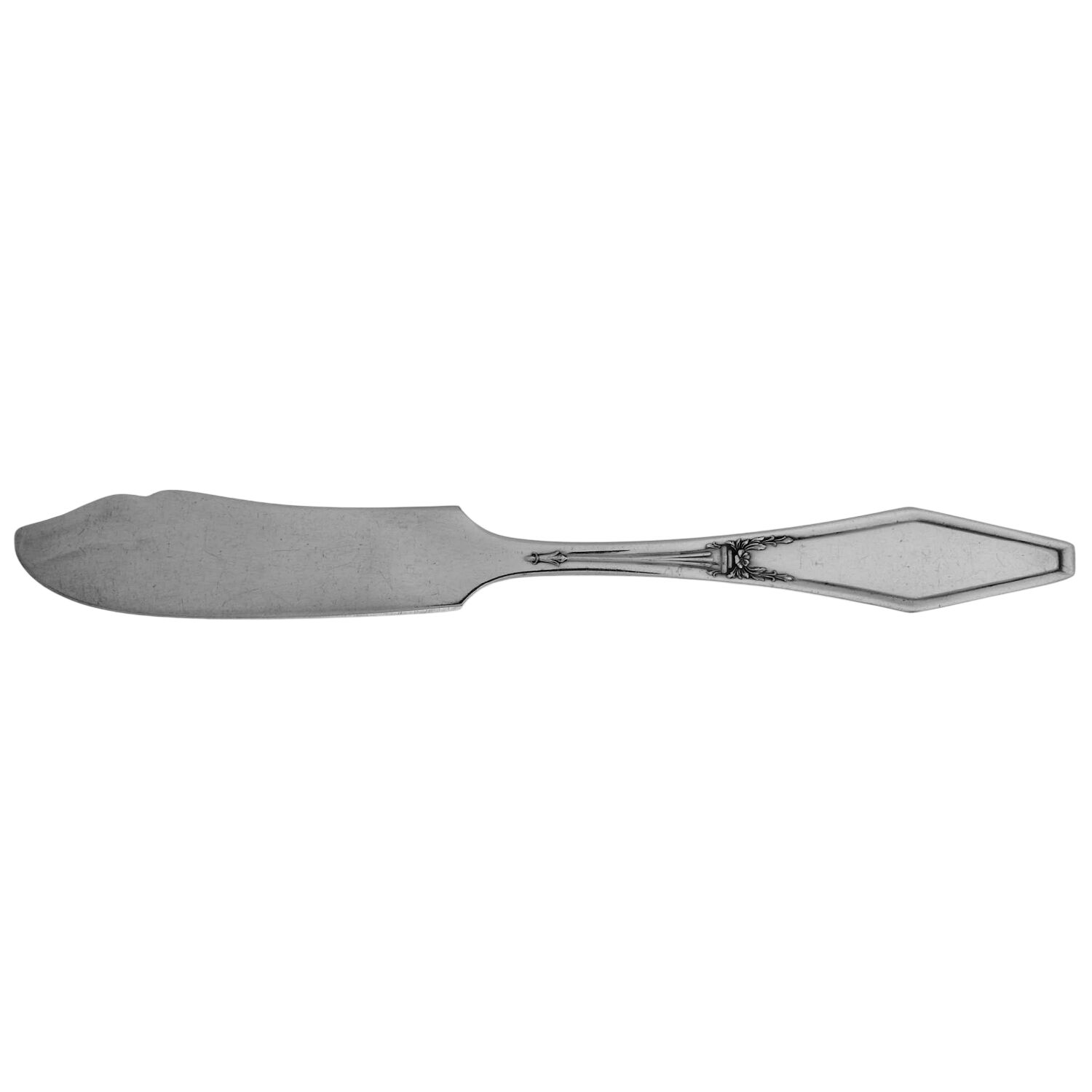 Jamestown (Silverplate, 1916) Flat Handle Butter Spreader by International Silver-1