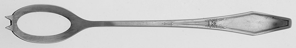 Jamestown (Silverplate, 1916) Pierced Bowl Short Handle Olive Spoon by International Silver-1